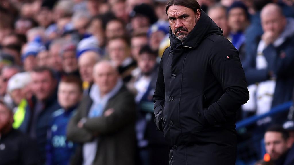 Daniel Farke on touchline