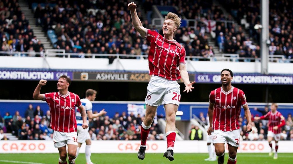 Sam Bell celebrates