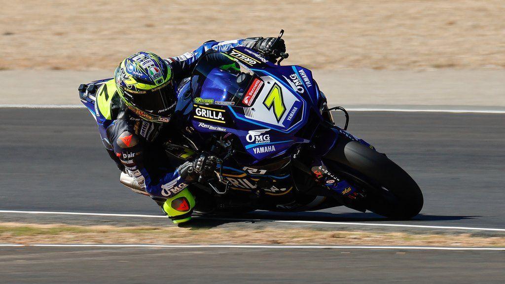 Ryan Vickers on track in Navarra