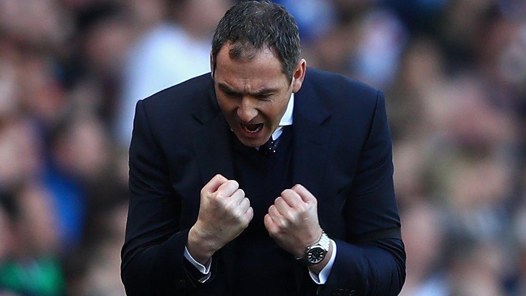 Swansea manager Paul Clement