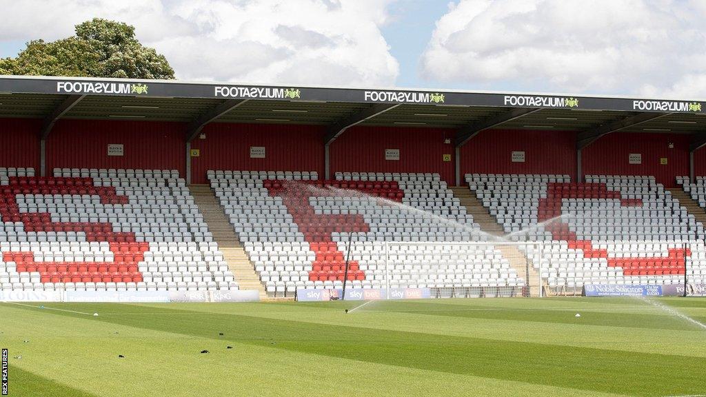 Stevenage won promotion despite losing 3-2 at home to Bradford