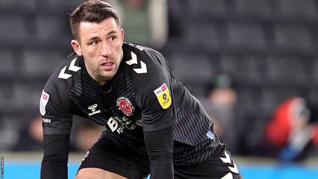 Goalkeeper Jay Lynch of Fleetwood Town