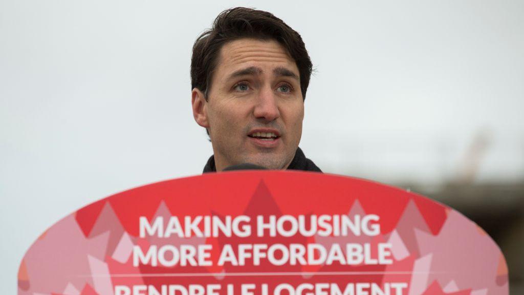 Justin Trudeau has promised to address Canada's soaring home prices