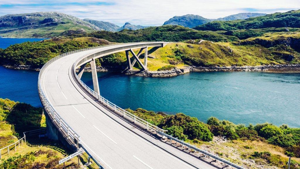 Kylesku Bridge on the North Coast 500