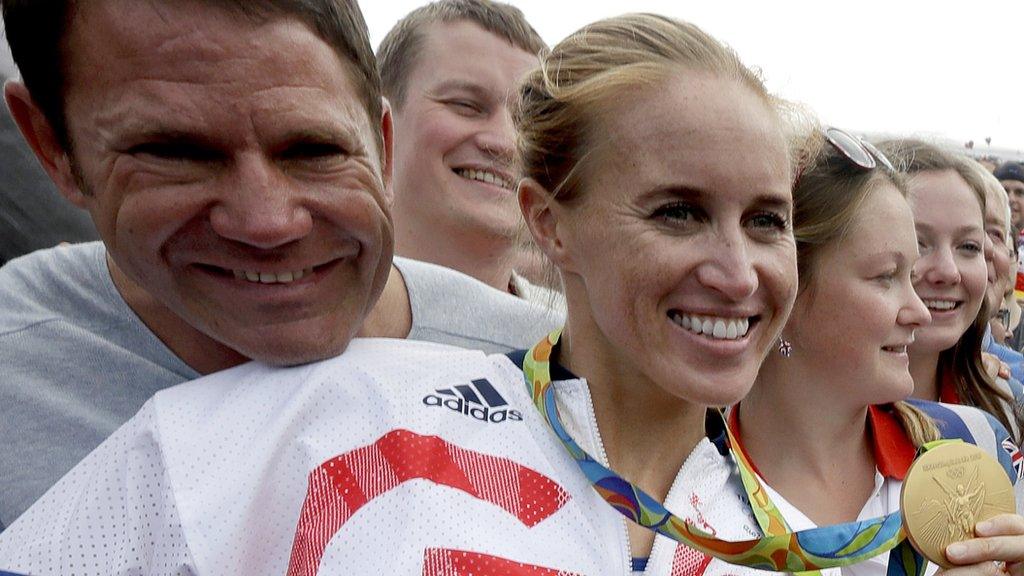 Steve Backshall and Helen Glover