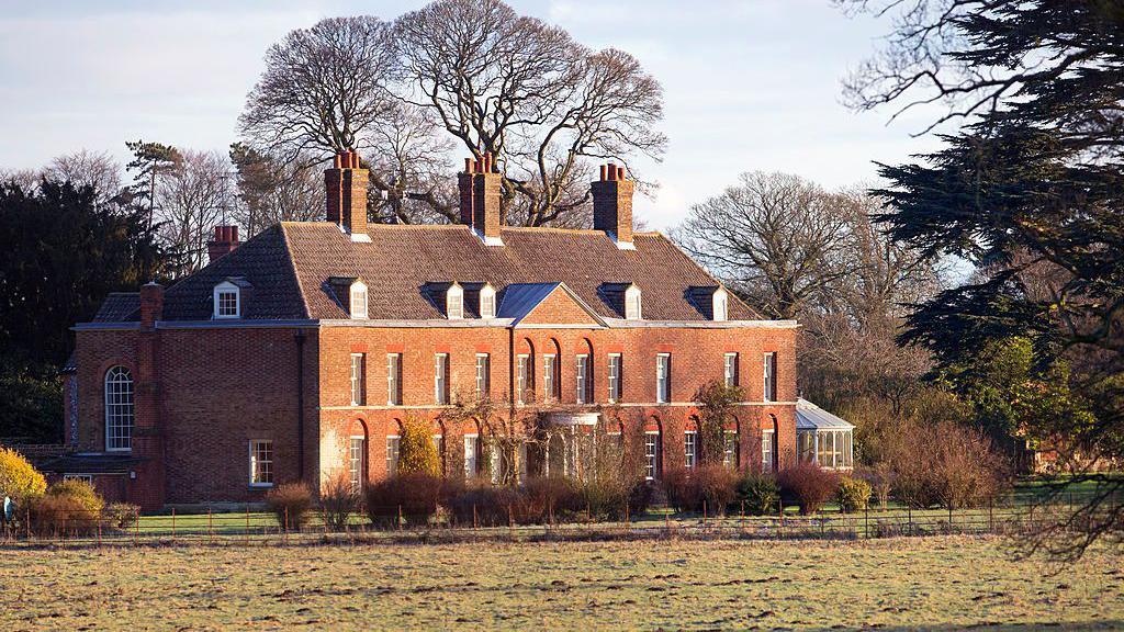Anmer Hall on the Sandringham estate.