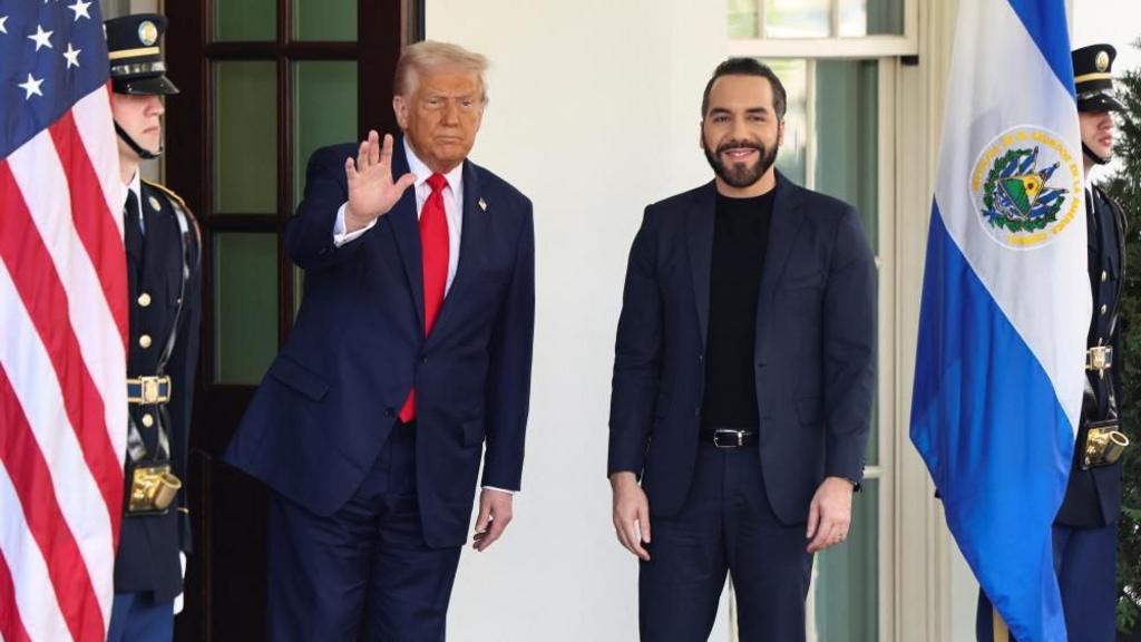 Donald Trump and Nayib Bukele