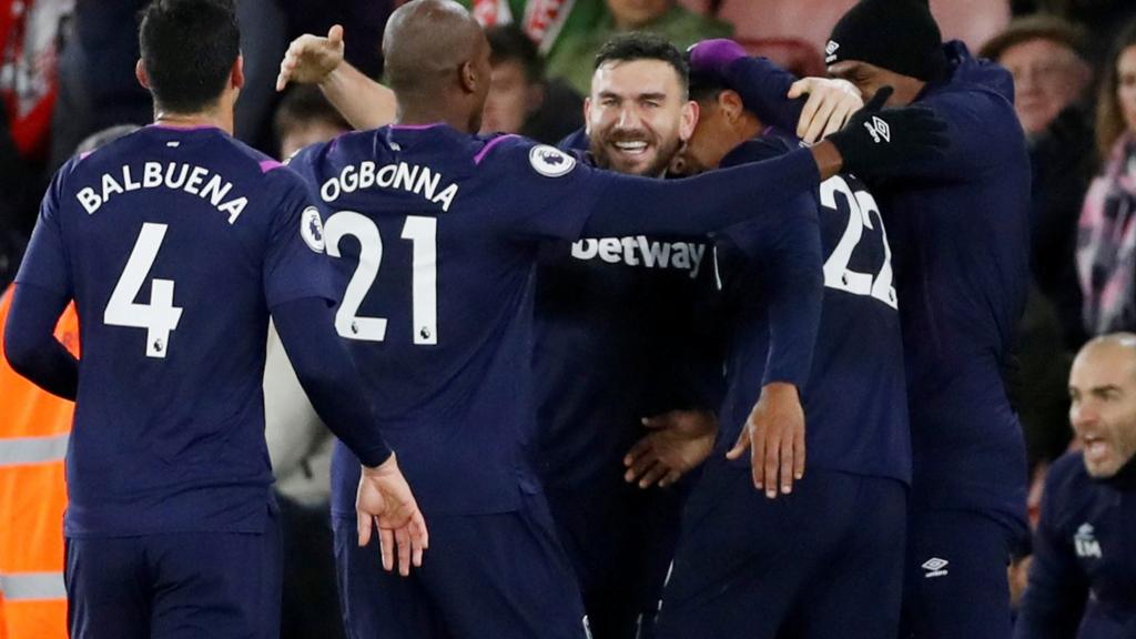 West Ham celebrate