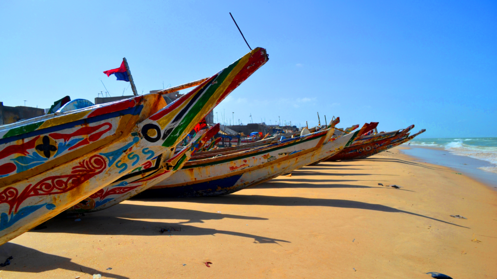 Fishing boats in Senegal