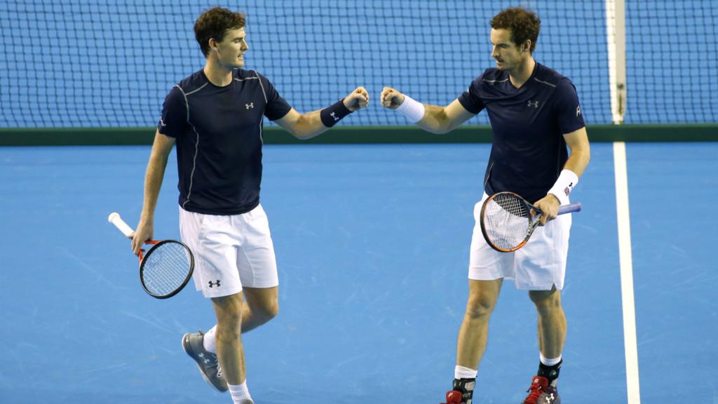 Andy and Jamie Murray