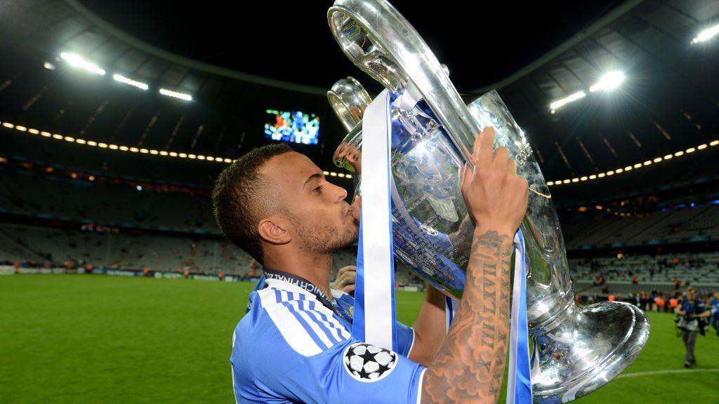 Ryan Bertrand with the Champions League trophy