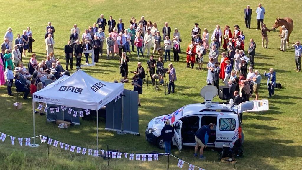 People gathered at a previous Suffolk Day event held in Framlingham