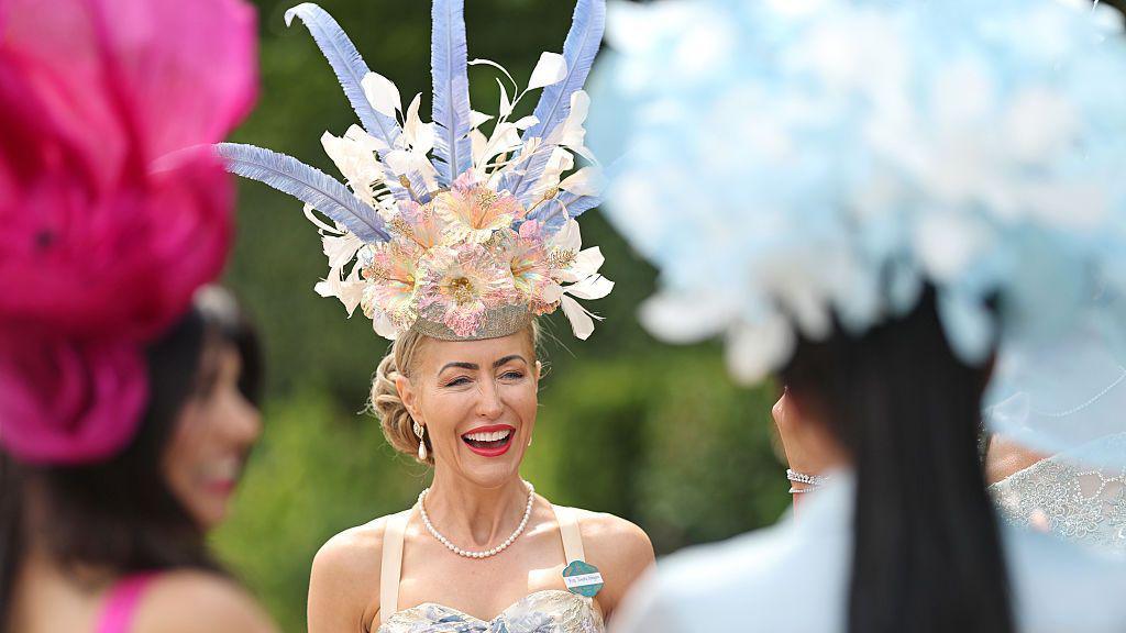 Tamara Holmgren attends day four of Royal Ascot at Ascot Racecourse.