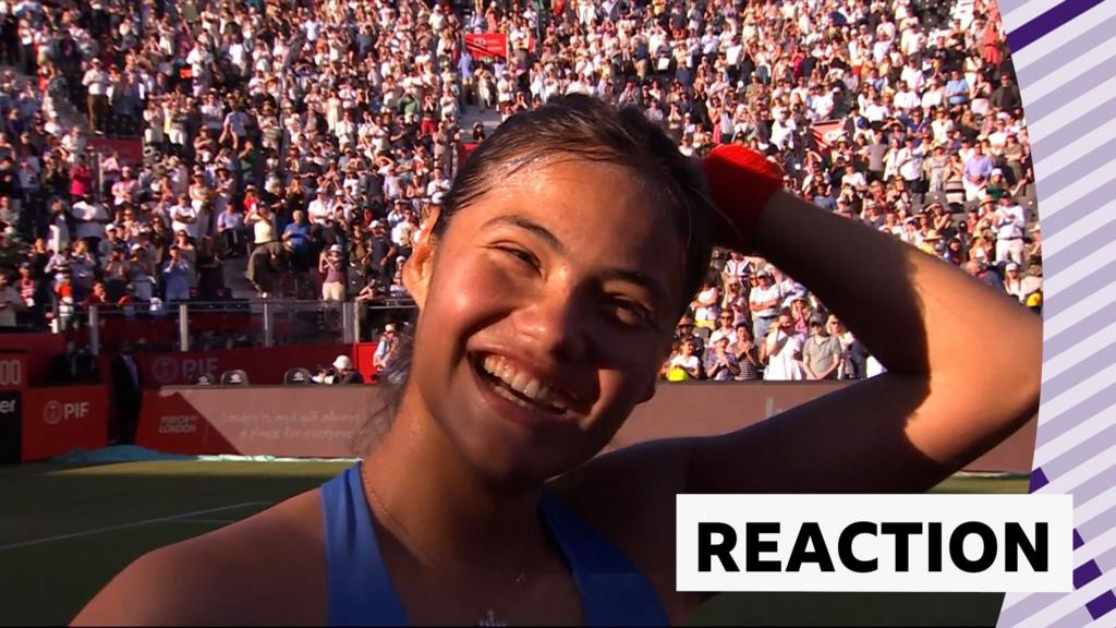 Queens Tennis: Emma Raducanu beats Iva Jovic to progress to the Queens final
