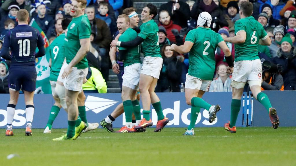 Ireland celebrate