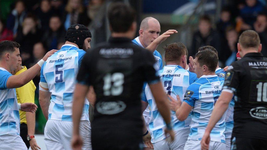 Leinster celebrate