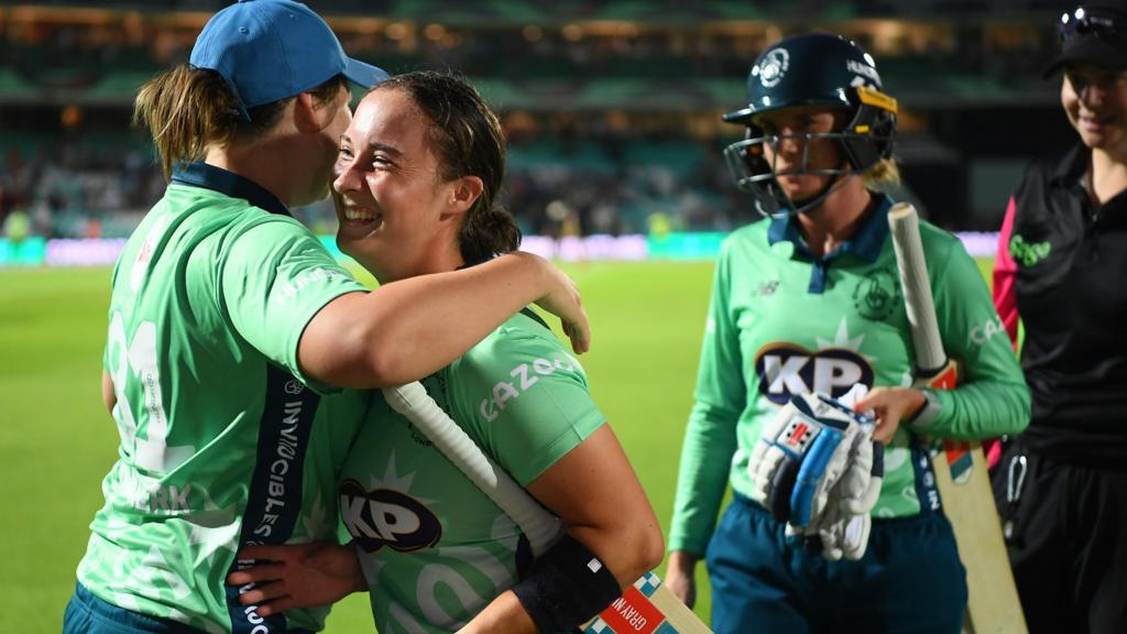 Alice Capsey celebrates victory