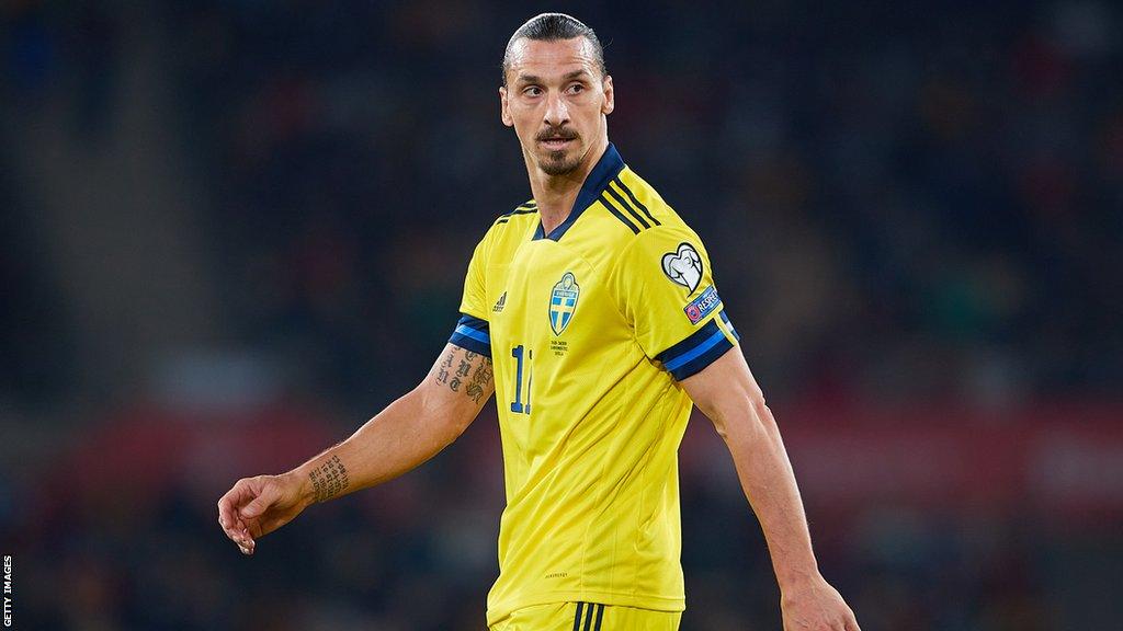 Zlatan Ibrahimovic AC Milan Forward Called Up To Sweden Squad At 41 