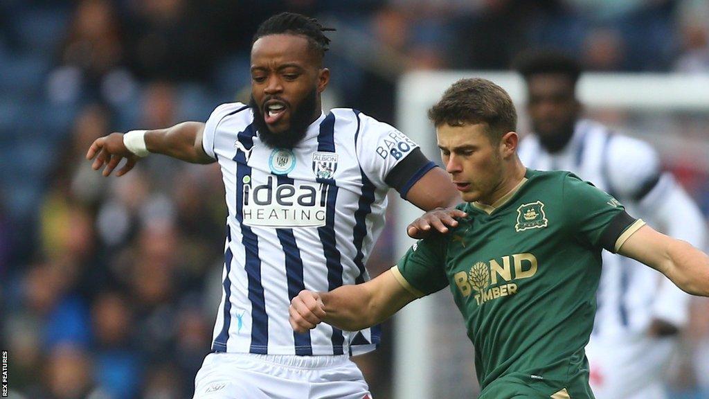 West Brom take on Plymouth Argyle in the Championship