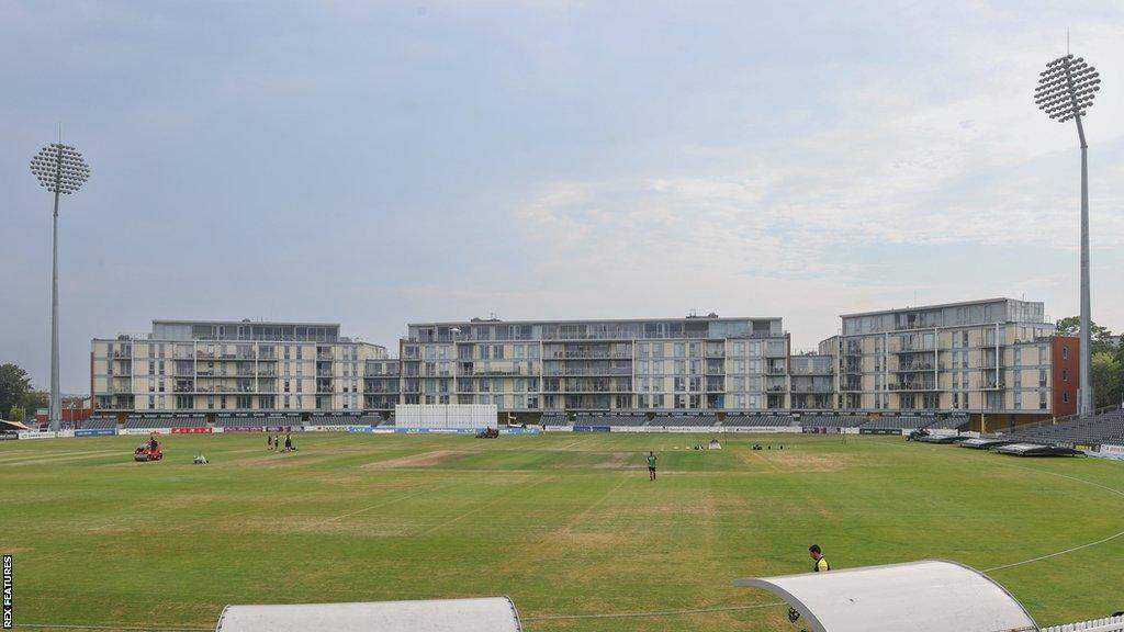 A general view of the Bristol County Ground