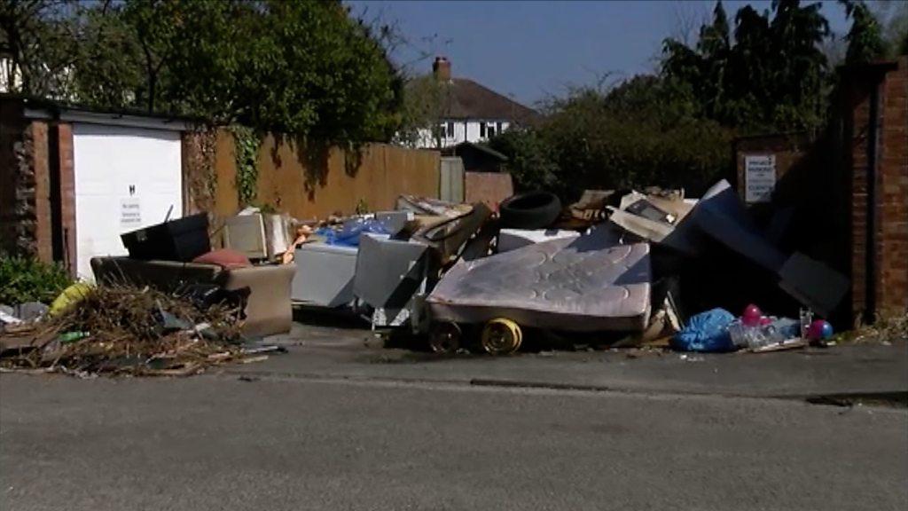 Fly-tipping in South Reading