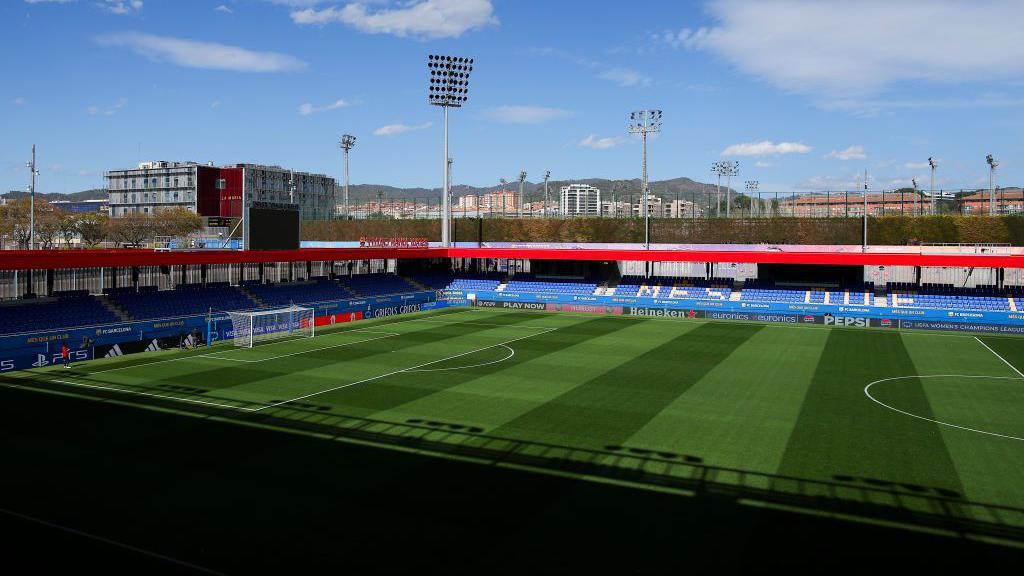 Johan Cruyff Stadium in Barcelona.