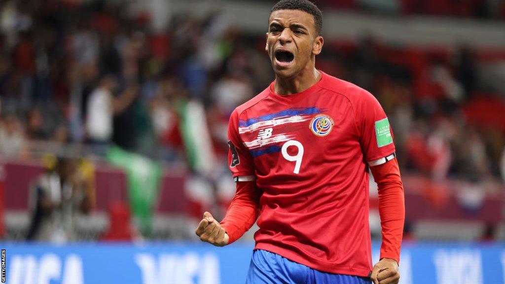 Jewison Bennette of Costa Rica