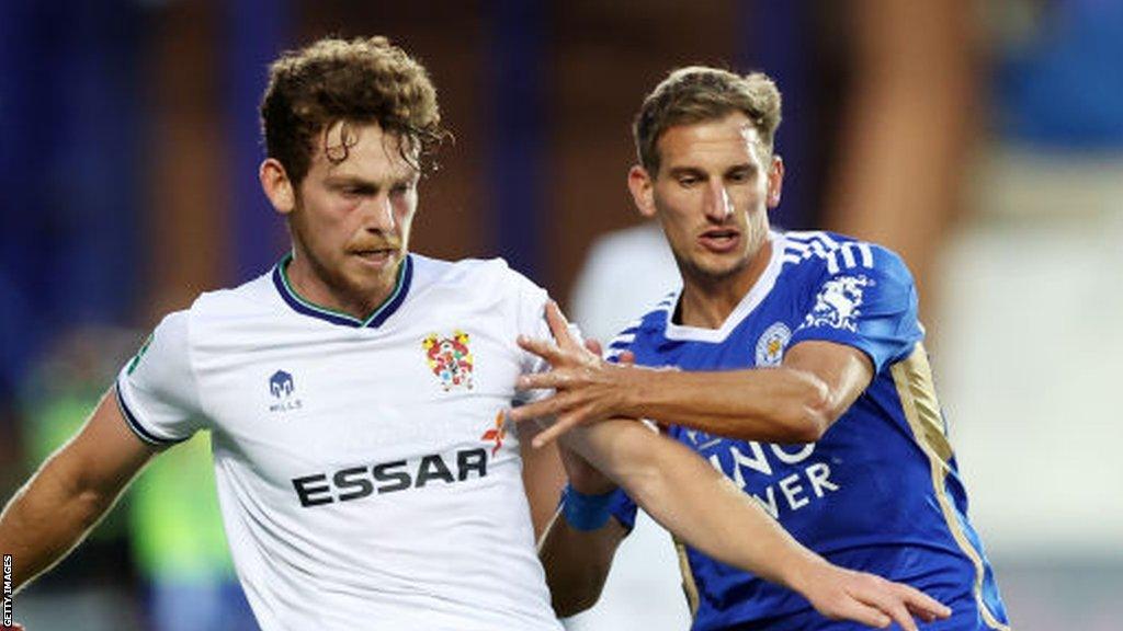 Dan Pike (left) has made six appearances in all competitions for Tranmere Rovers and has picked up three yellow cards and one red during that time