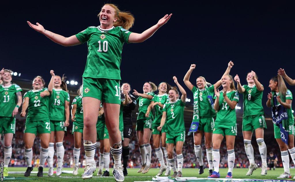 Rachel Furness after Northern Ireland's defeat by England at Euro 2022