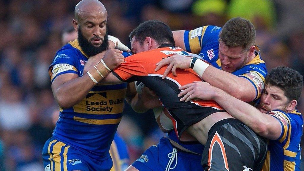 Leeds versus Castleford