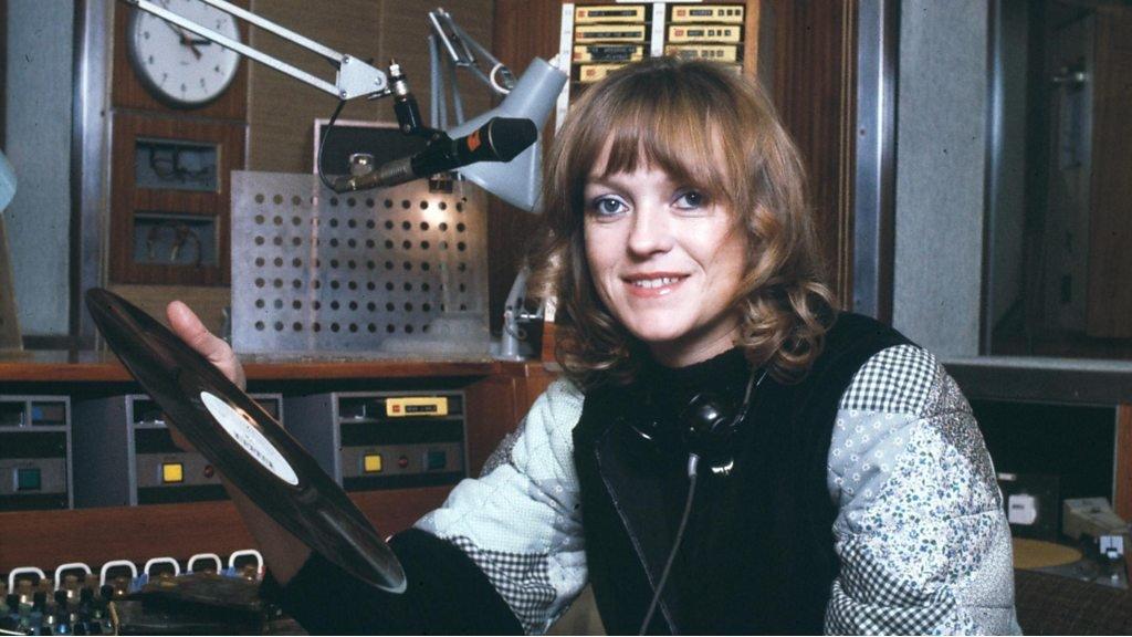 Annie Nightingale, BBC Radio 1 DJ, in November 1976