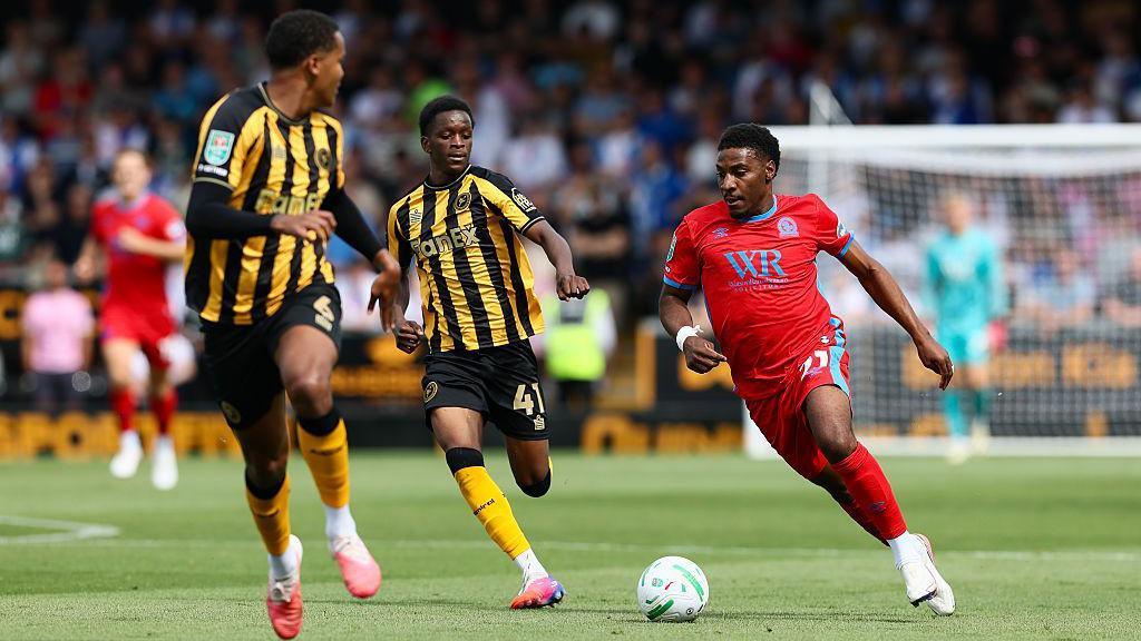 Burton v Blackburn match action