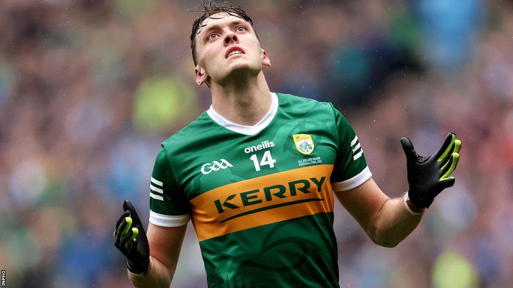 Clifford looks to the sky during Kerry's defeat by Dublin