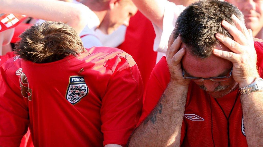 England fans rue another penalty shoot-out failure