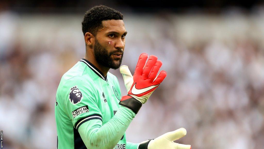 Sheffield United keeper Wes Foderingham