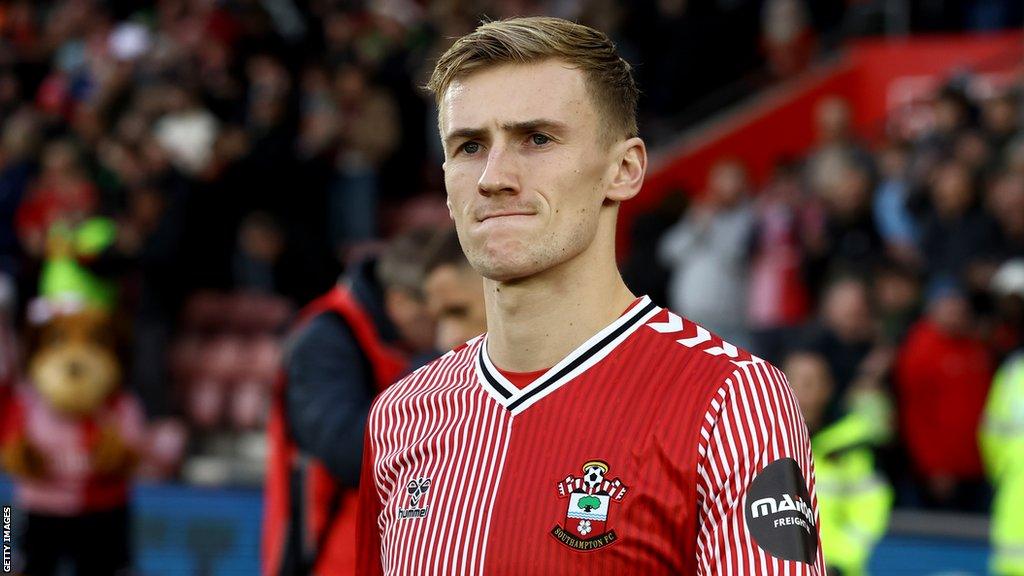 Southampton midfielder on loan from West Ham Flynn Downes