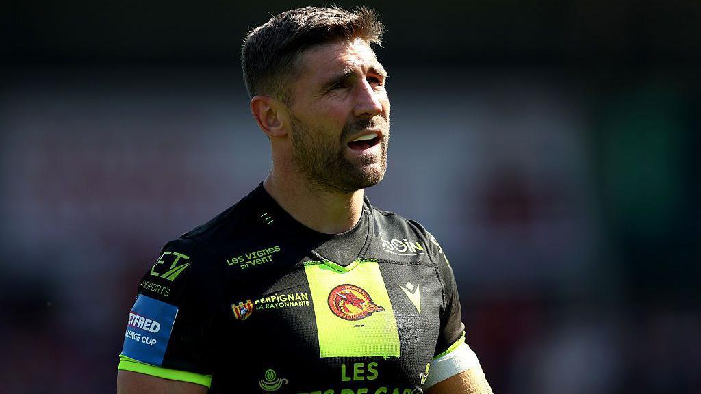 Catalans Dragons winger Tommy Makinson