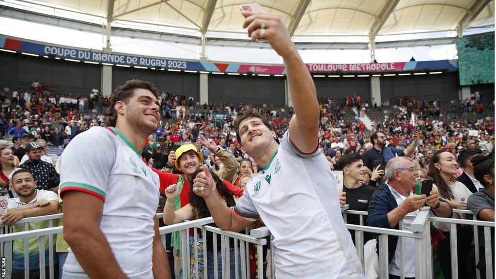 Portugal's Jose Madeira and Martim Belo