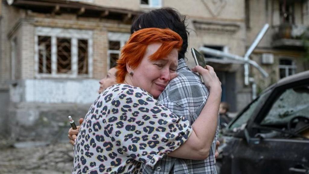 Russian missile and drone attack on Kyiv kills at least 27