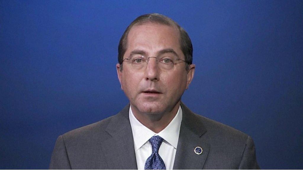 US health secretary Alex Azar