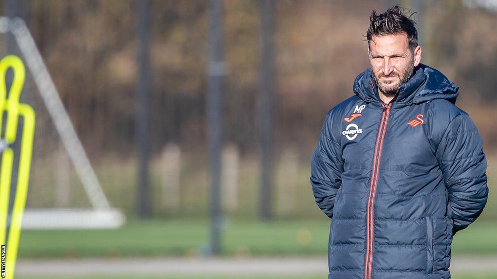 Martin Paterson at Swansea training