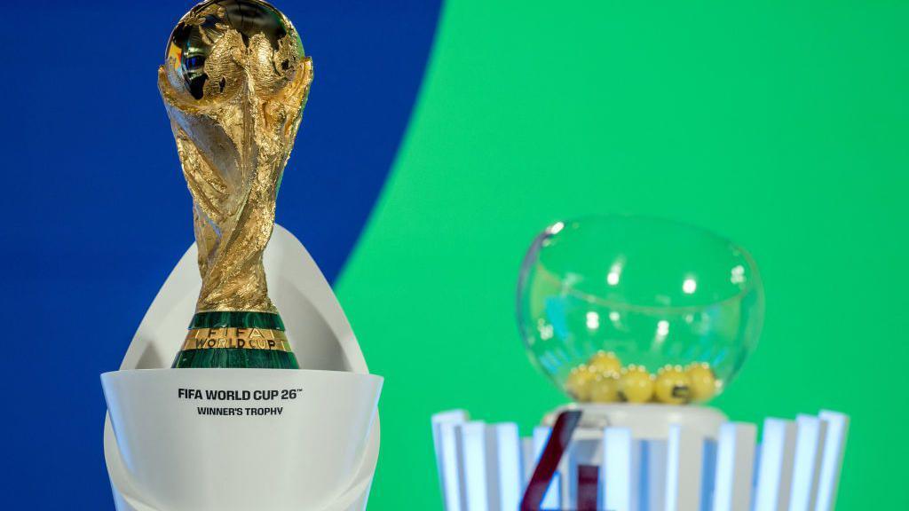 World Cup trophy and pot