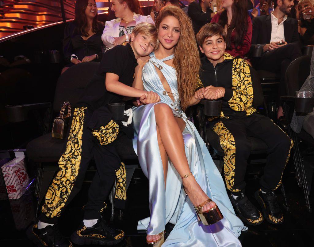 Shakira and her sons at the 2023 MTV Awards