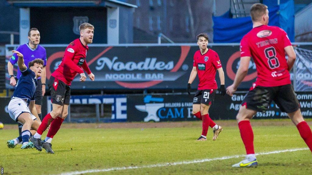 Dundee's Ben Williamson scores