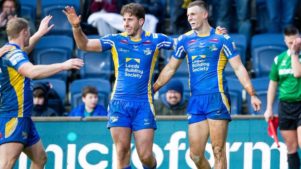 Ash Handley has scored five tries in Leeds' opening three Super League games