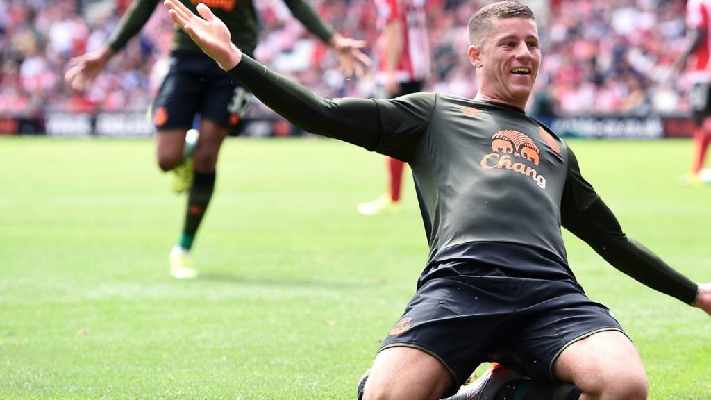 Ross Barkley celebrates