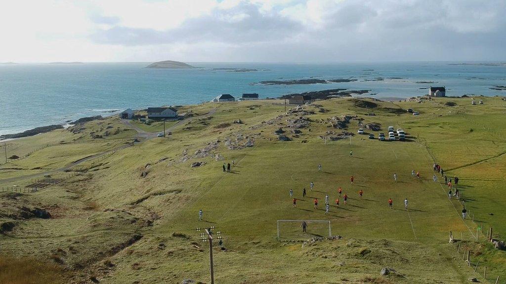 Eriskay FC's pitch