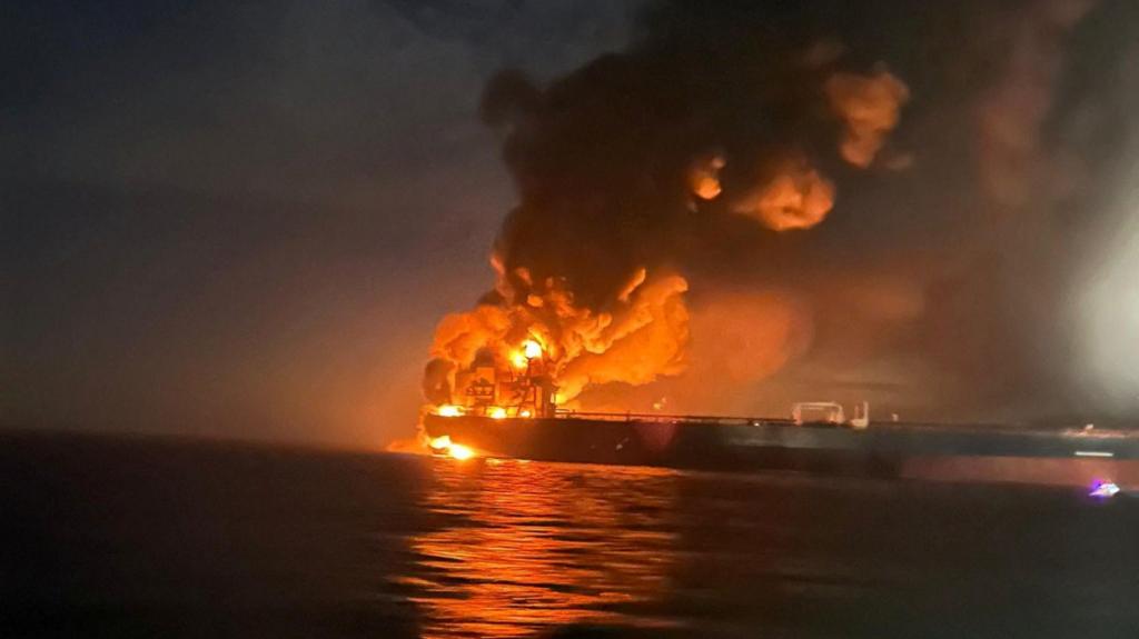 Ukraine greift russische Tanker im Schwarzen Meer inmitten steigender Spannungen an