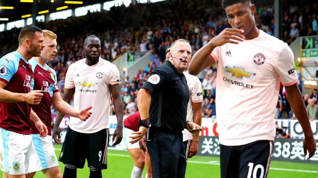 Marcus Rashford sent off