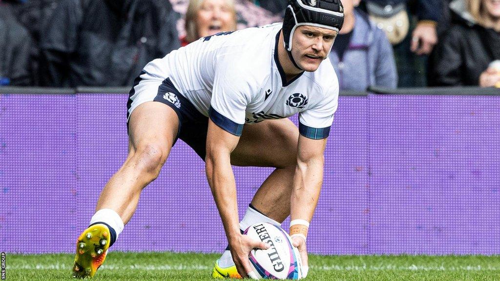 Darcy Graham scored two tries for Scotland